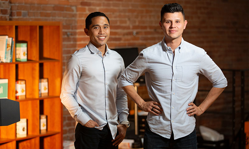 Two entreprenuerial alums