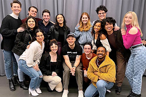 Music theatre students attending NYC showcase